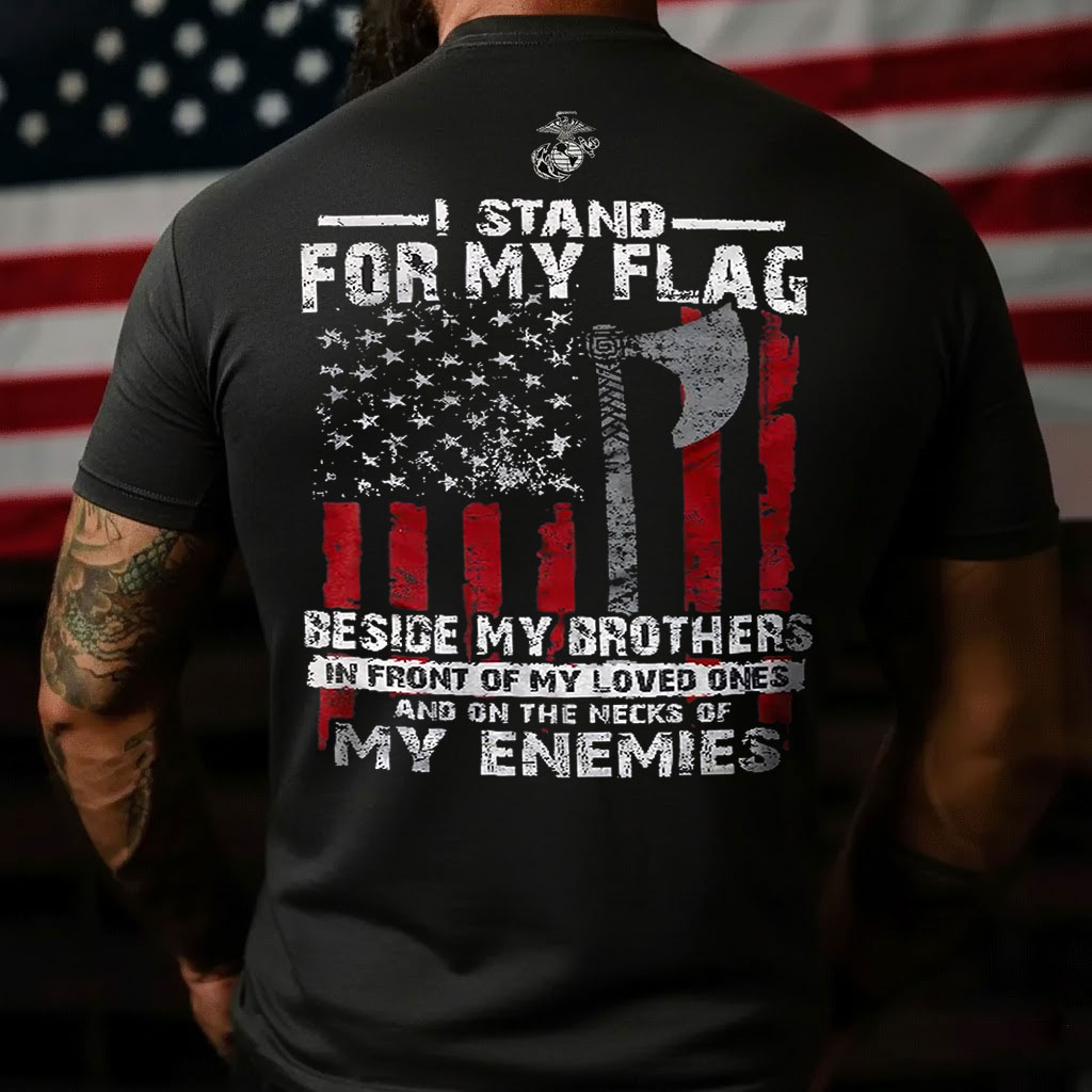 "Beside My Brothers, On My Enemies' Necks": Hardcore Patriot Vintage Tee