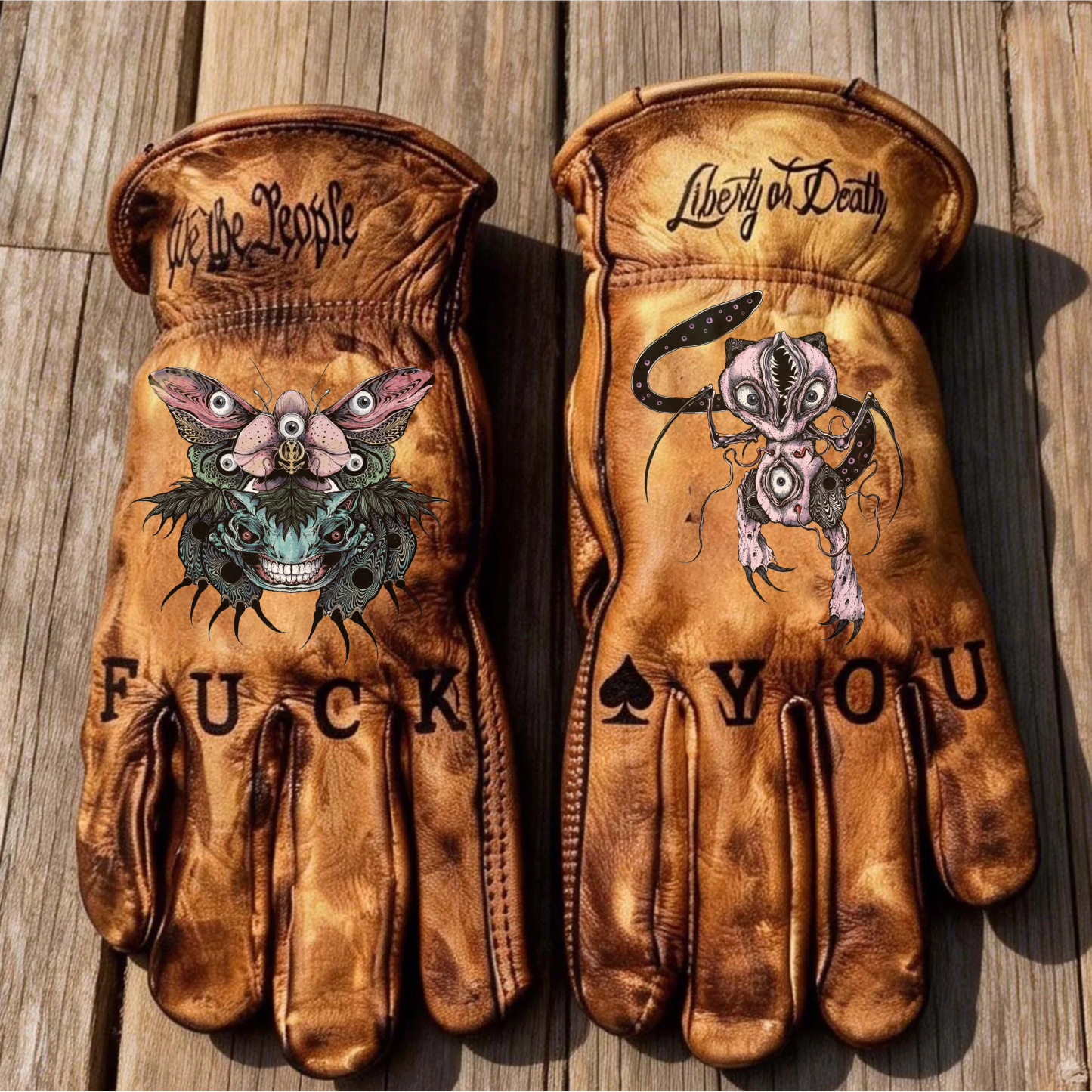 Skull Rintage-Inspired Classic Everyday Style Gloves