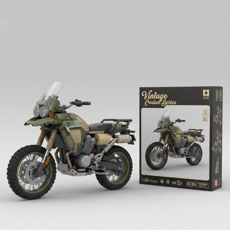 Harley-Davidson motorcycle building blocks