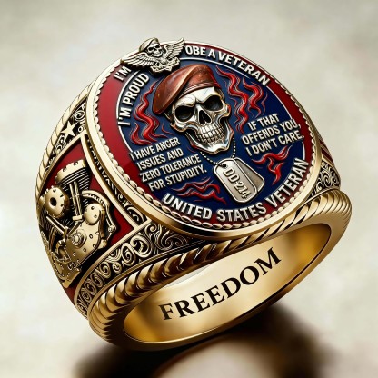 Steampunk Mechanical Gear Industrial Motorcycle Style Signet Ring