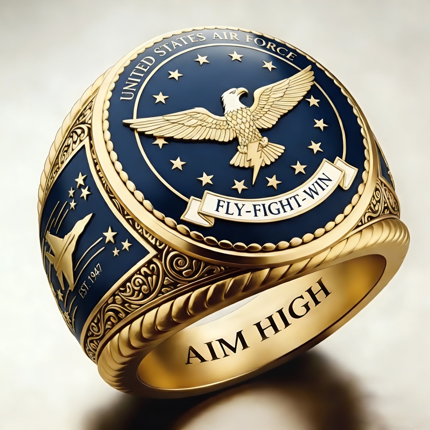 Heritage AlR FORCE Emblem Ring