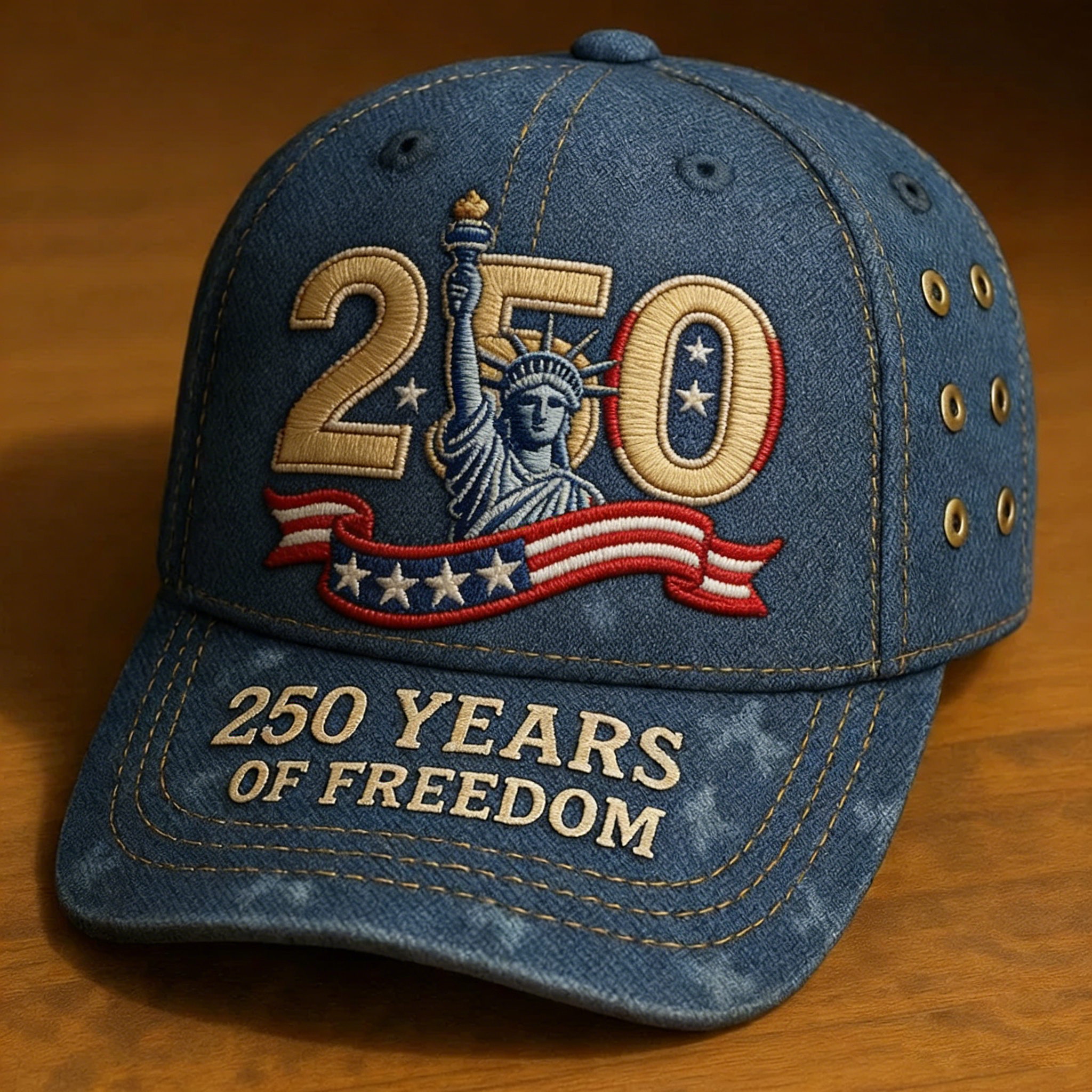 USA 250th Anniversary Commemorative Baseball Cap