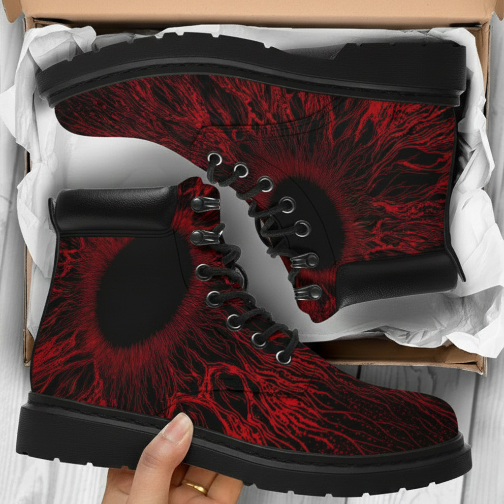 Heavy Metal Punk Biker Boots