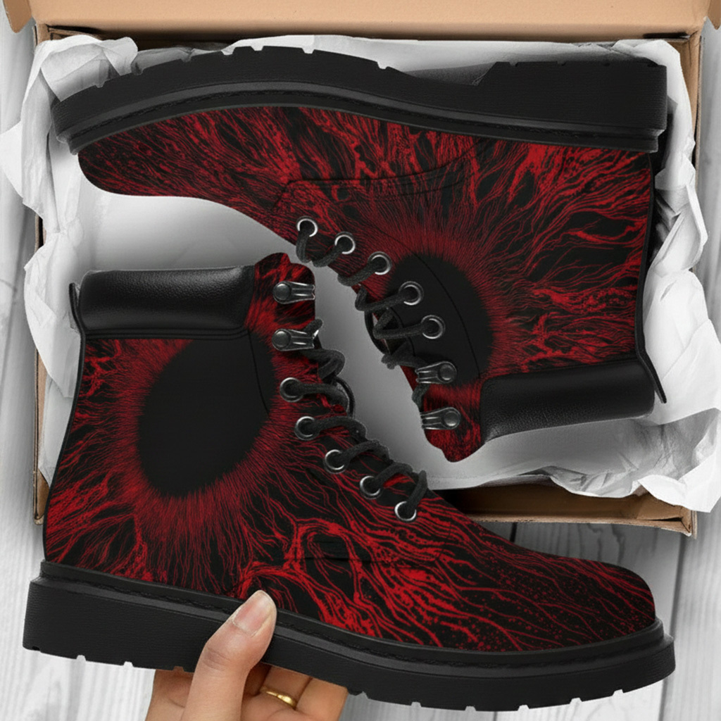 Heavy Metal Punk Biker Boots