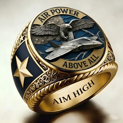 Heritage AlR FORCE Emblem Ring