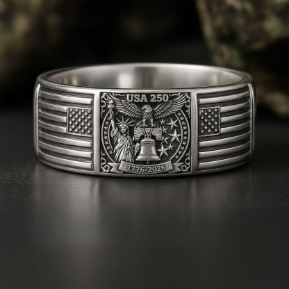 1776-2026 America Jubilee Ring