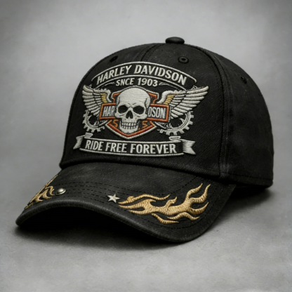 Harley Biker Style Baseball Cap