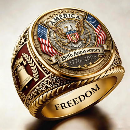 1776-2026 America Jubilee Ring
