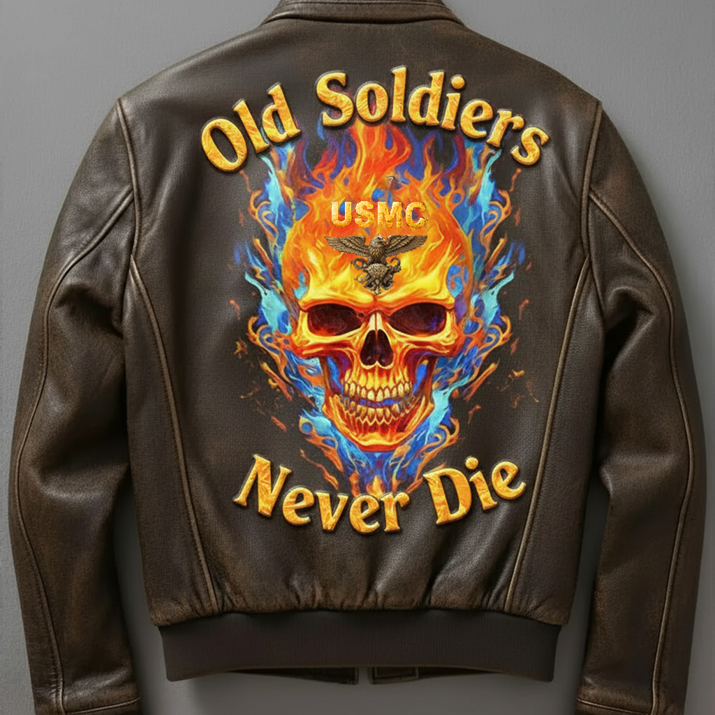 Old Soldiers Never Die leather jacket