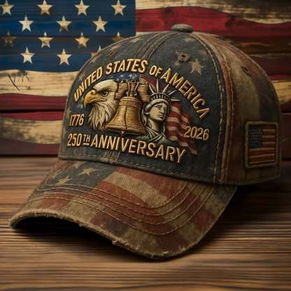 🔥LAST DAY 49% OFF - America 250th Anniversary Patriotic Cap