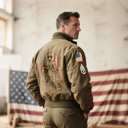 Love Your Freedom Thank A Veteran - Veterans - Memorial Day jacket