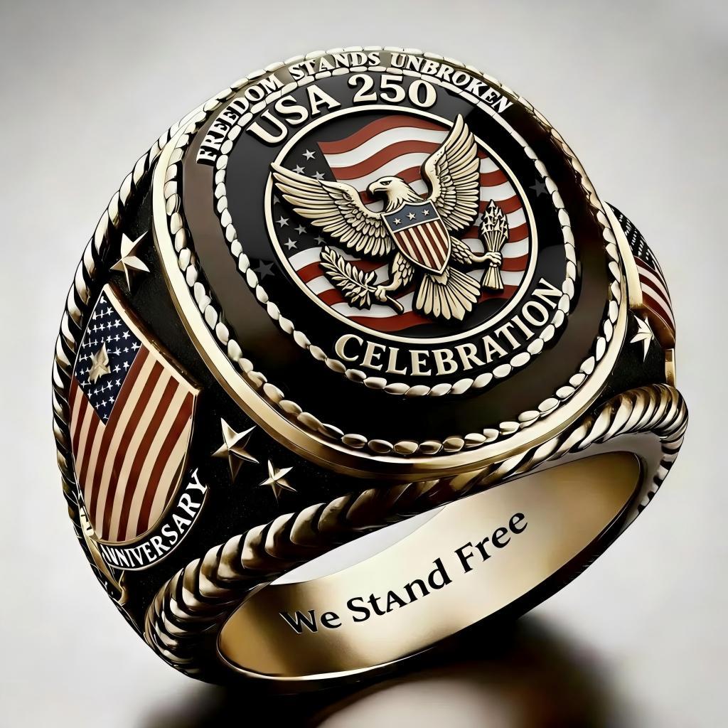 USA 250th Anniversary Ring