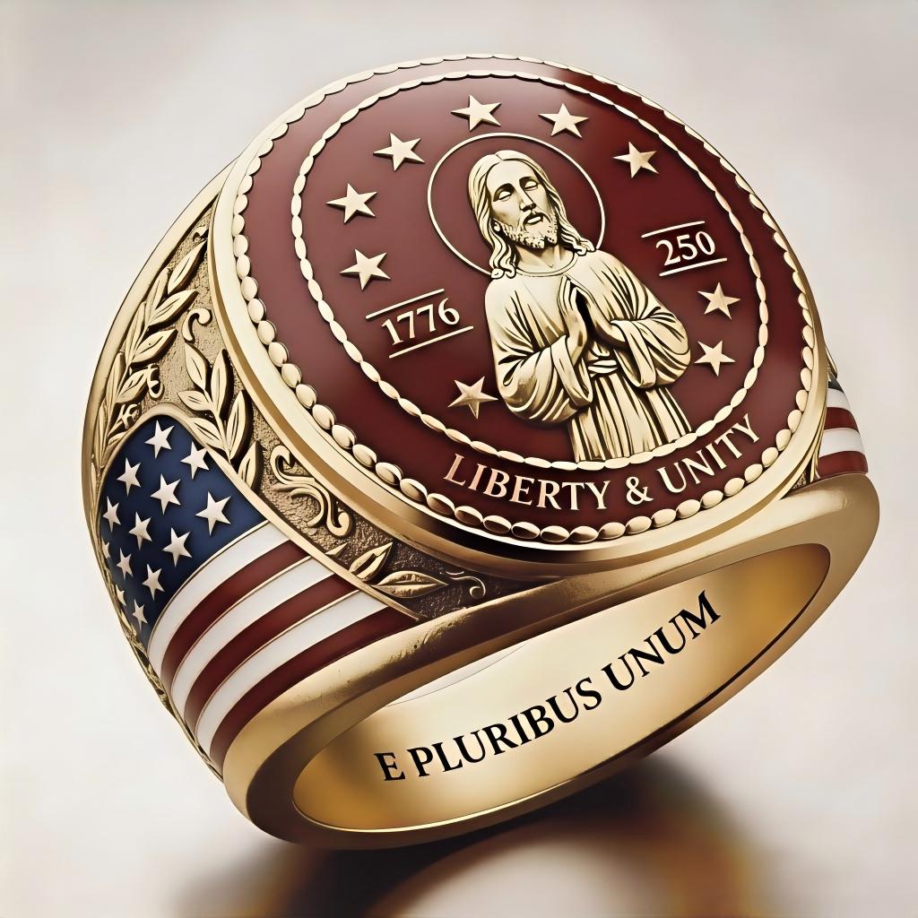 USA 250th Anniversary Ring