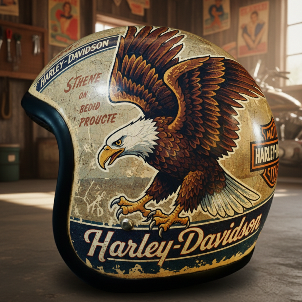 Freedom Eagle Motorcycle Helmet