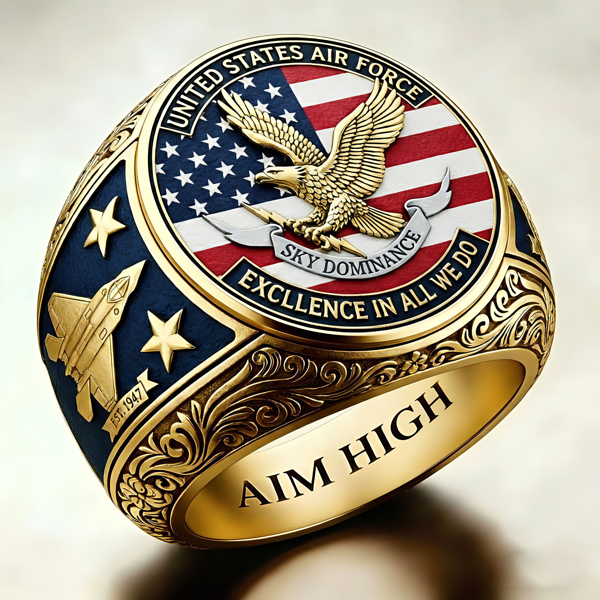 1776-2026 America Jubilee Ring