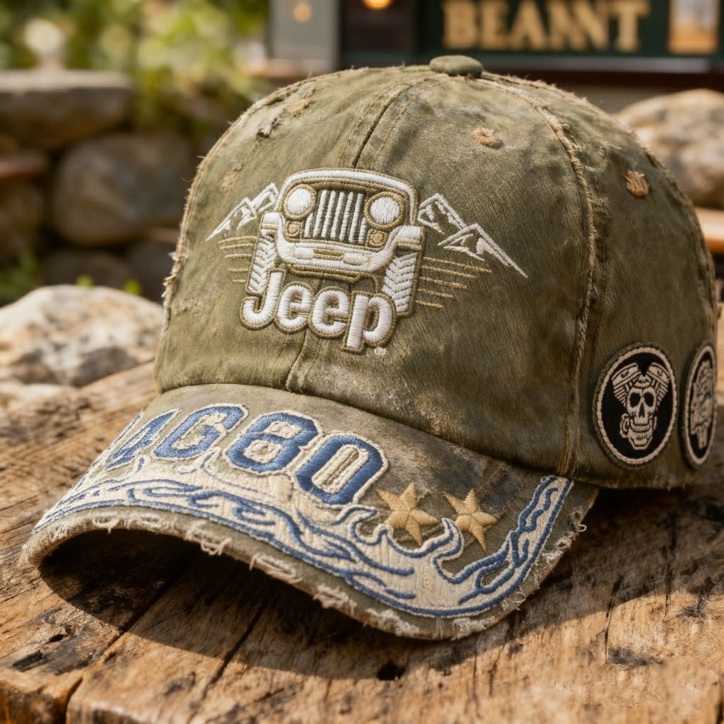 Vintage Distressed Outdoor Baseball Cap