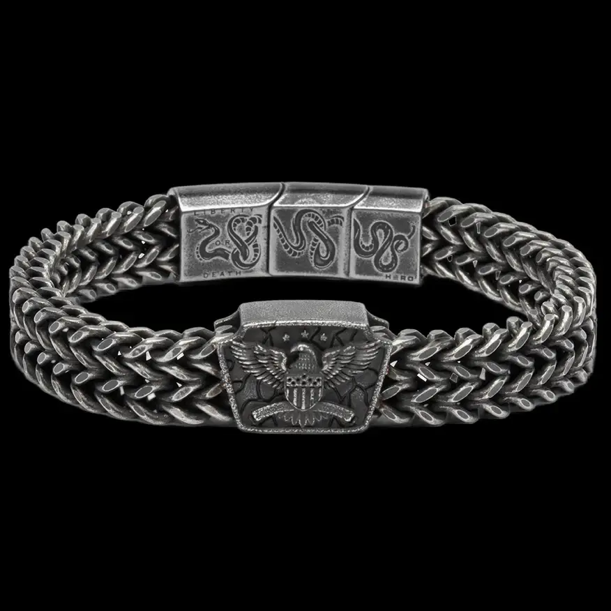 Vintage Industrial Chain Bracelet for Men · Built for the Fearless