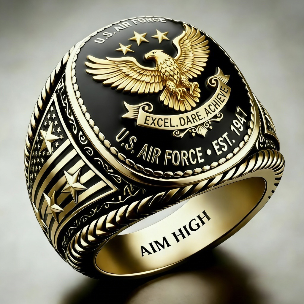Heritage AlR FORCE Emblem Ring
