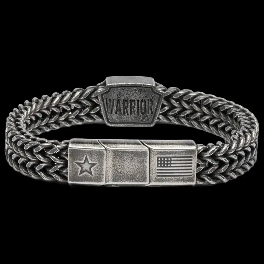 Vintage Industrial Chain Bracelet for Men · Built for the Fearless