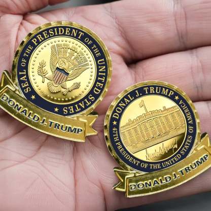 Republican State Commemorative Challenge Coin - US Patriotic Pride Gifts For Conservative Supporters -  History Remembers The Bold