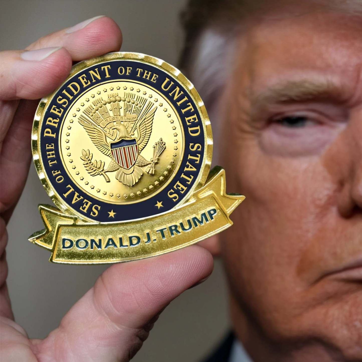 Republican State Commemorative Challenge Coin - US Patriotic Pride Gifts For Conservative Supporters -  History Remembers The Bold