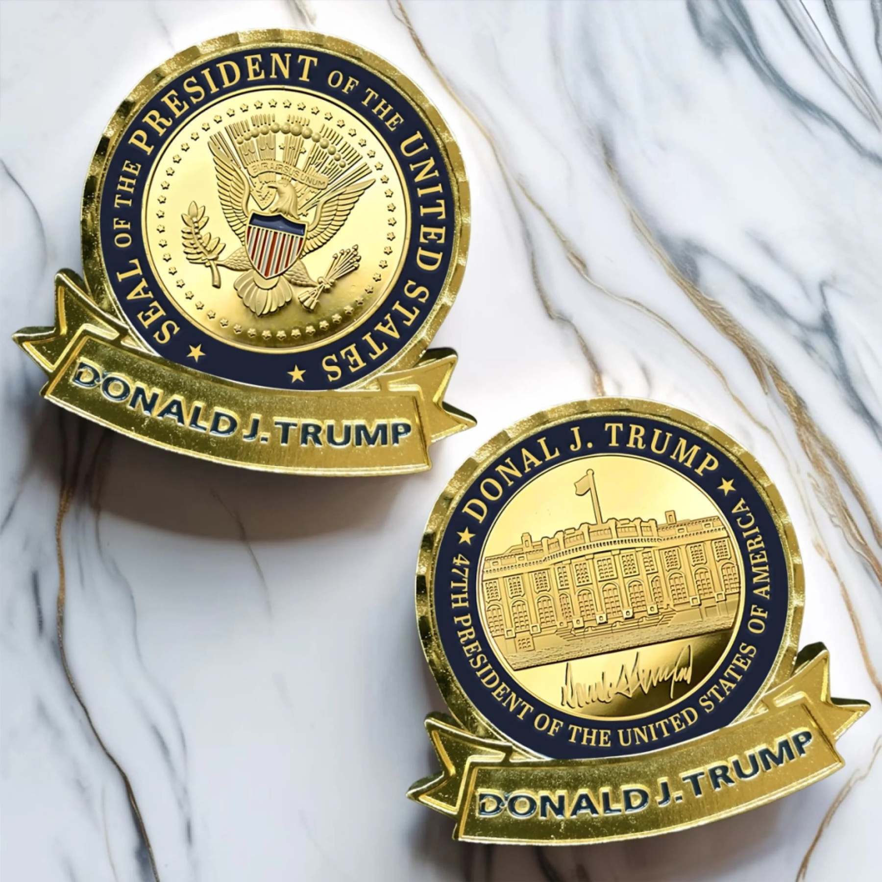 Republican State Commemorative Challenge Coin - US Patriotic Pride Gifts For Conservative Supporters -  History Remembers The Bold