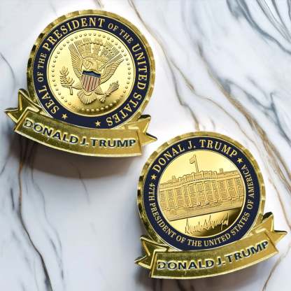 Republican State Commemorative Challenge Coin - US Patriotic Pride Gifts For Conservative Supporters -  History Remembers The Bold