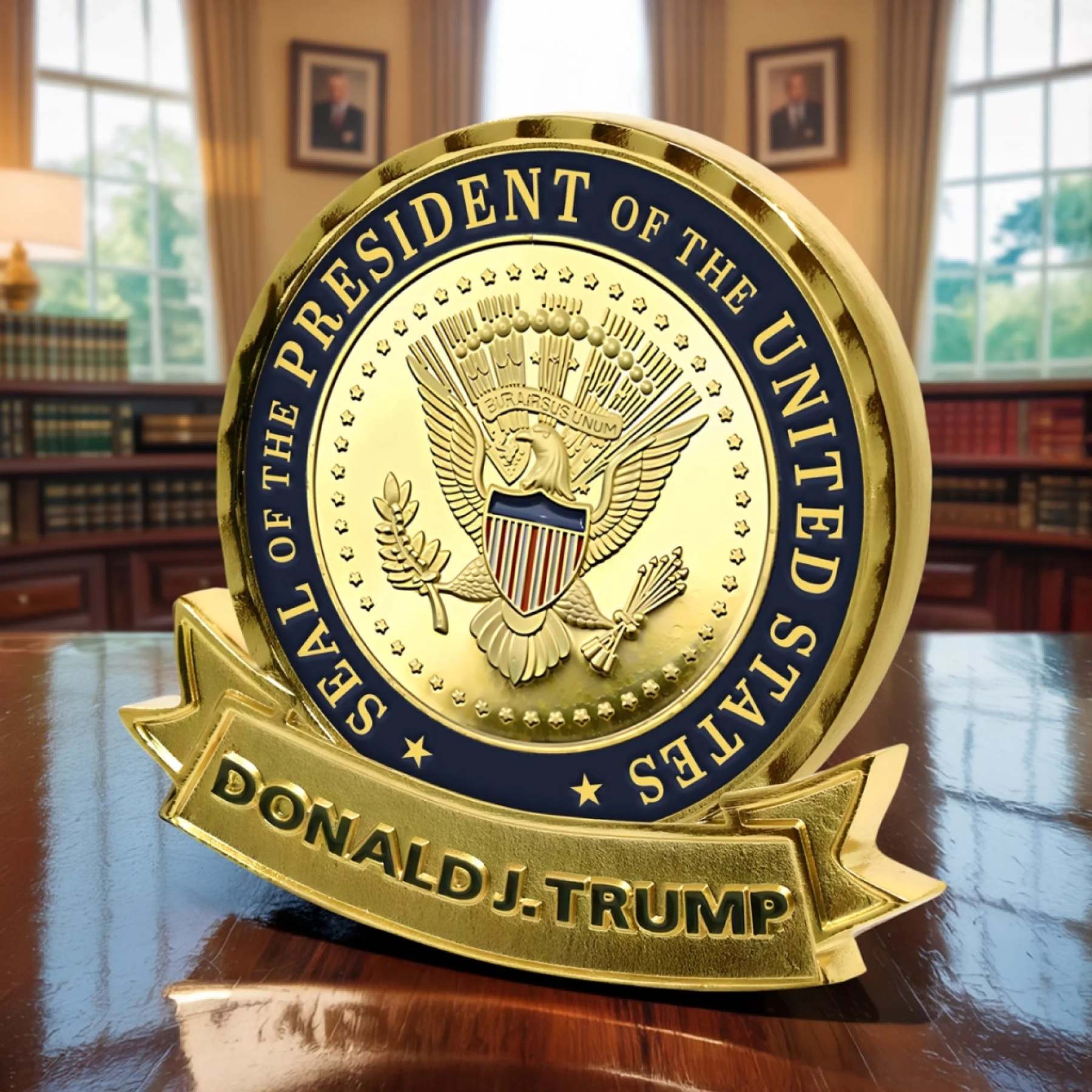 Republican State Commemorative Challenge Coin - US Patriotic Pride Gifts For Conservative Supporters -  History Remembers The Bold