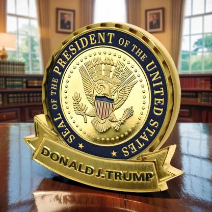 Republican State Commemorative Challenge Coin - US Patriotic Pride Gifts For Conservative Supporters -  History Remembers The Bold