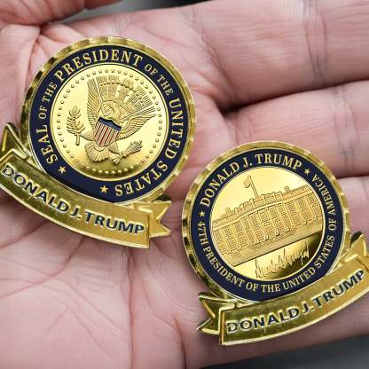 Republican State Commemorative Challenge Coin - US Patriotic Pride Gifts For Conservative Supporters -  History Remembers The Bold