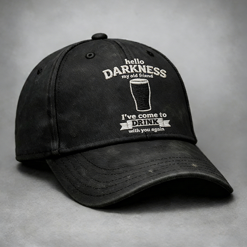 Vintage Style Embroidery Baseball Cap