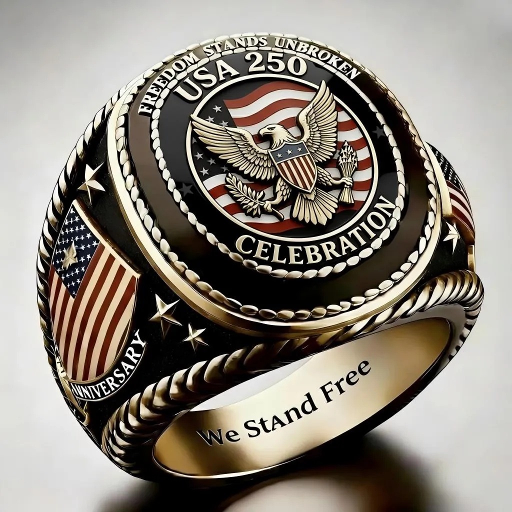1776-2026 America Jubilee Ring