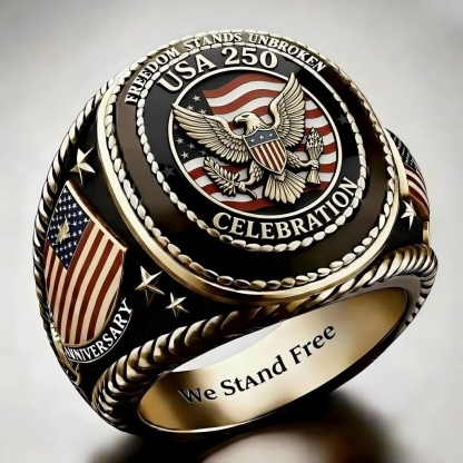 1776-2026 America Jubilee Ring