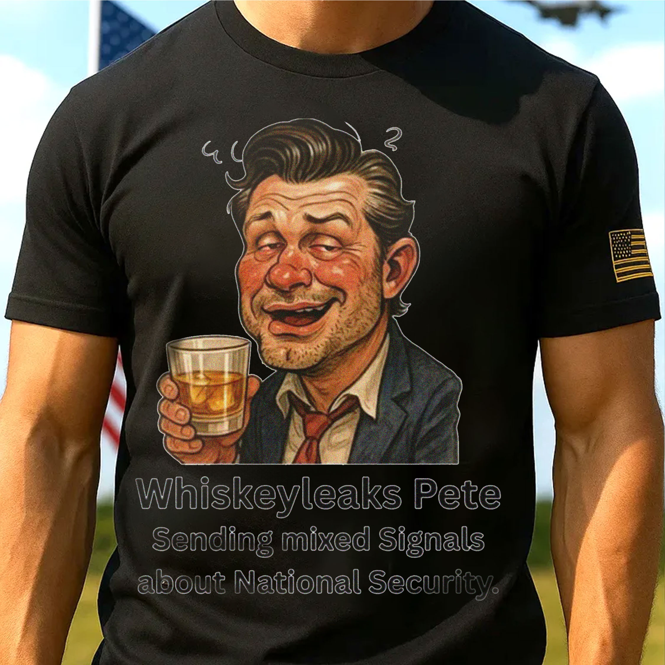 Whiskeyleaks Pete Sending Mixed Signals About National Security Graphic T - Shirt