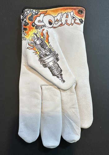 Men motorcycle gloves leather