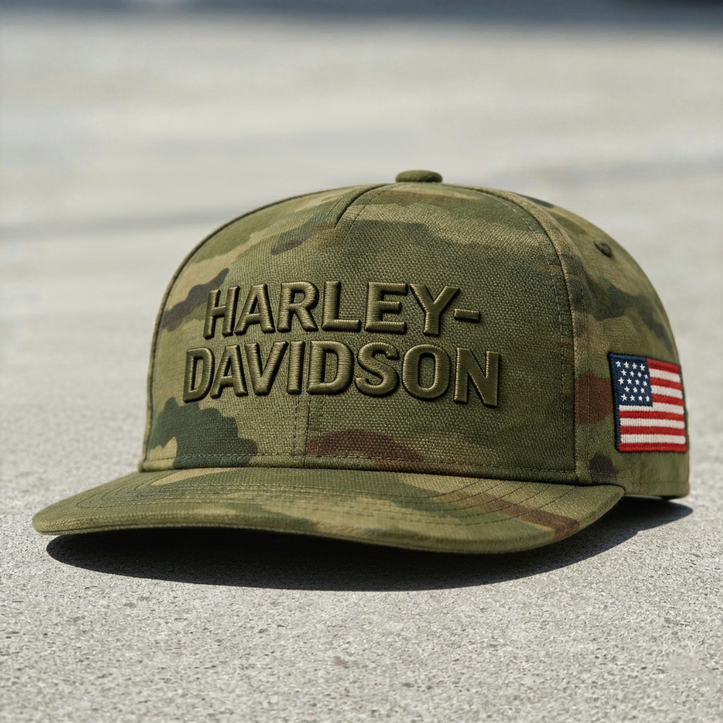 Harley-style Motorcycle Cap