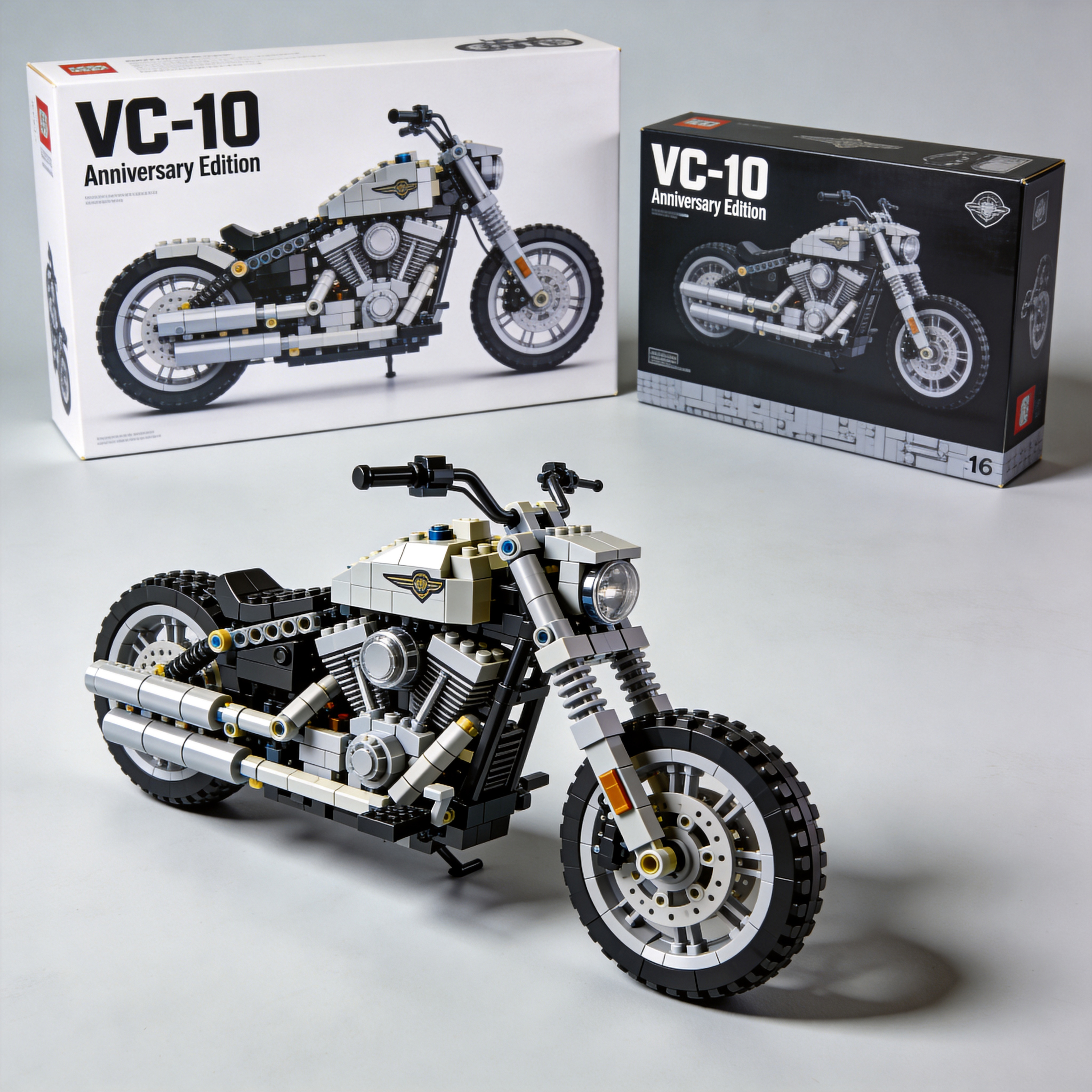 Harley-Davidson motorcycle building blocks