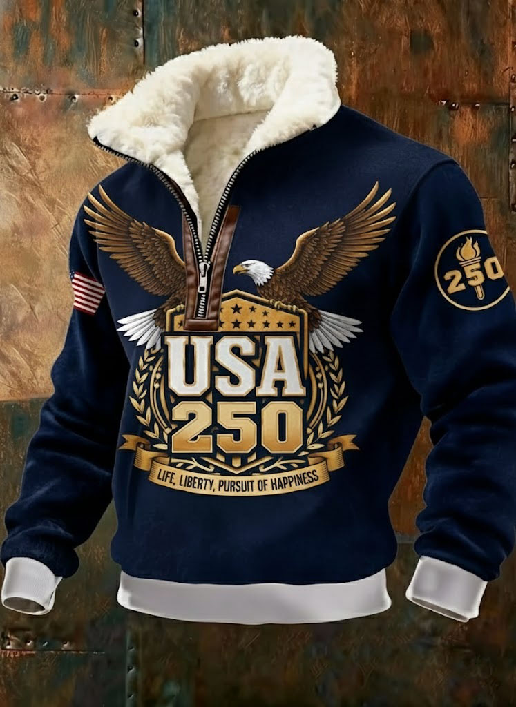USA 250 Life Liberty Sherpa Jacket