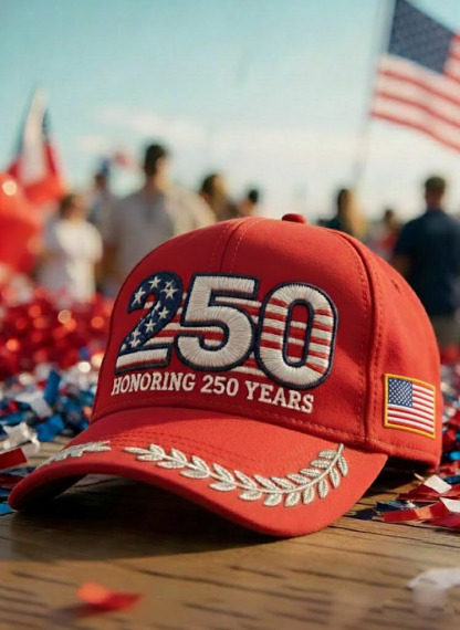USA 250th Anniversary Commemorative Baseball Cap