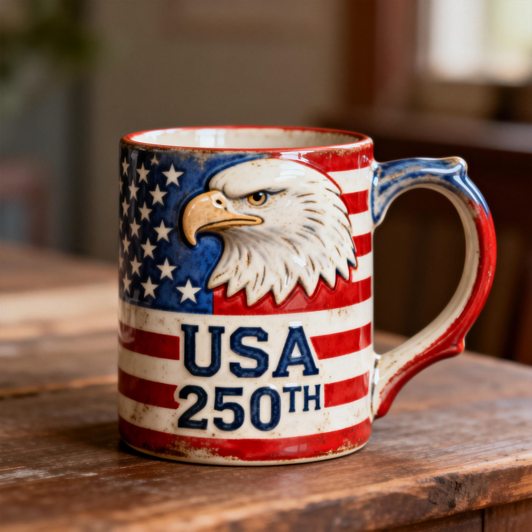 Vintage 250th Anniversary Commemorative Mug