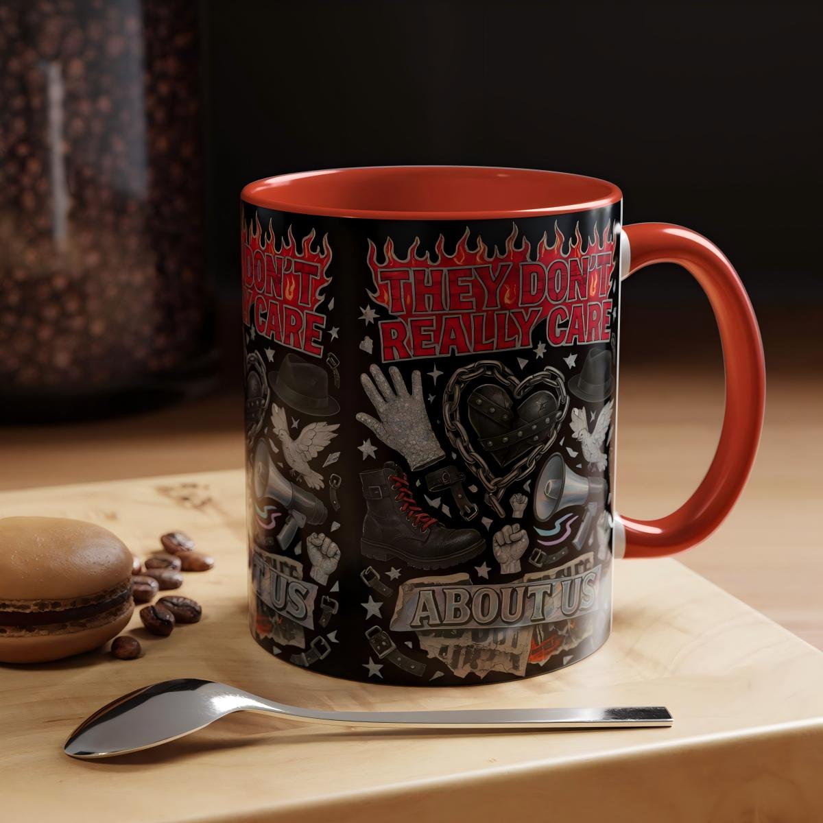 Gothic Coffee Mug – Skeleton Art Cup for Punk & Alternative Style