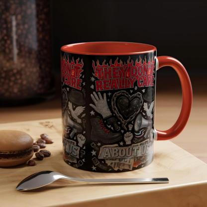 Gothic Coffee Mug – Skeleton Art Cup for Punk & Alternative Style