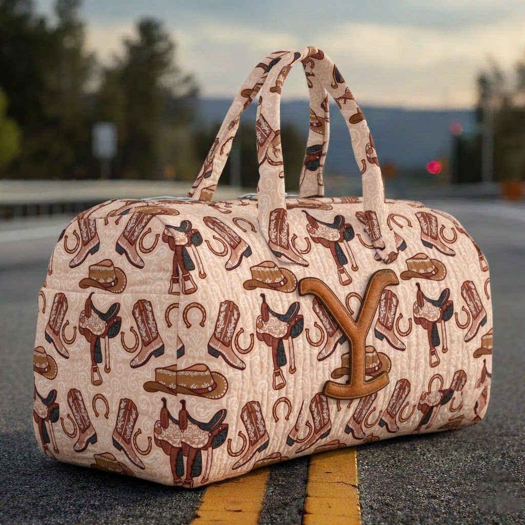 Cowboy Era · Retro Horse Geari  Duffel Bag