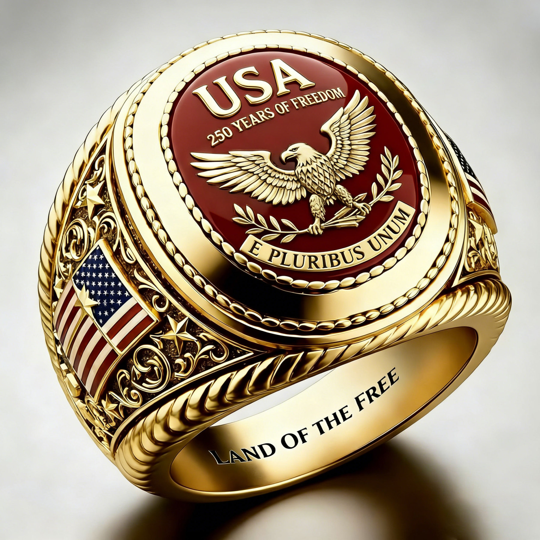 1776-2026 America Jubilee Ring