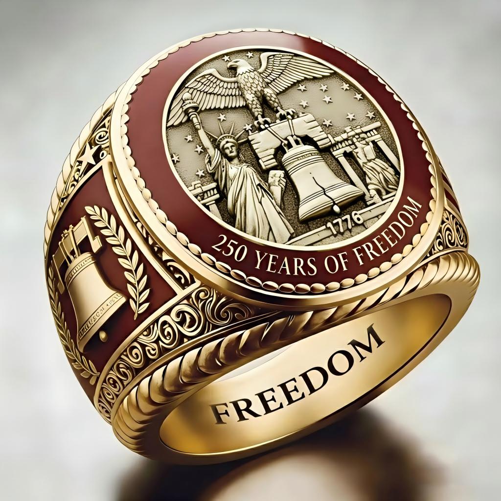 1776-2026 America Jubilee Ring