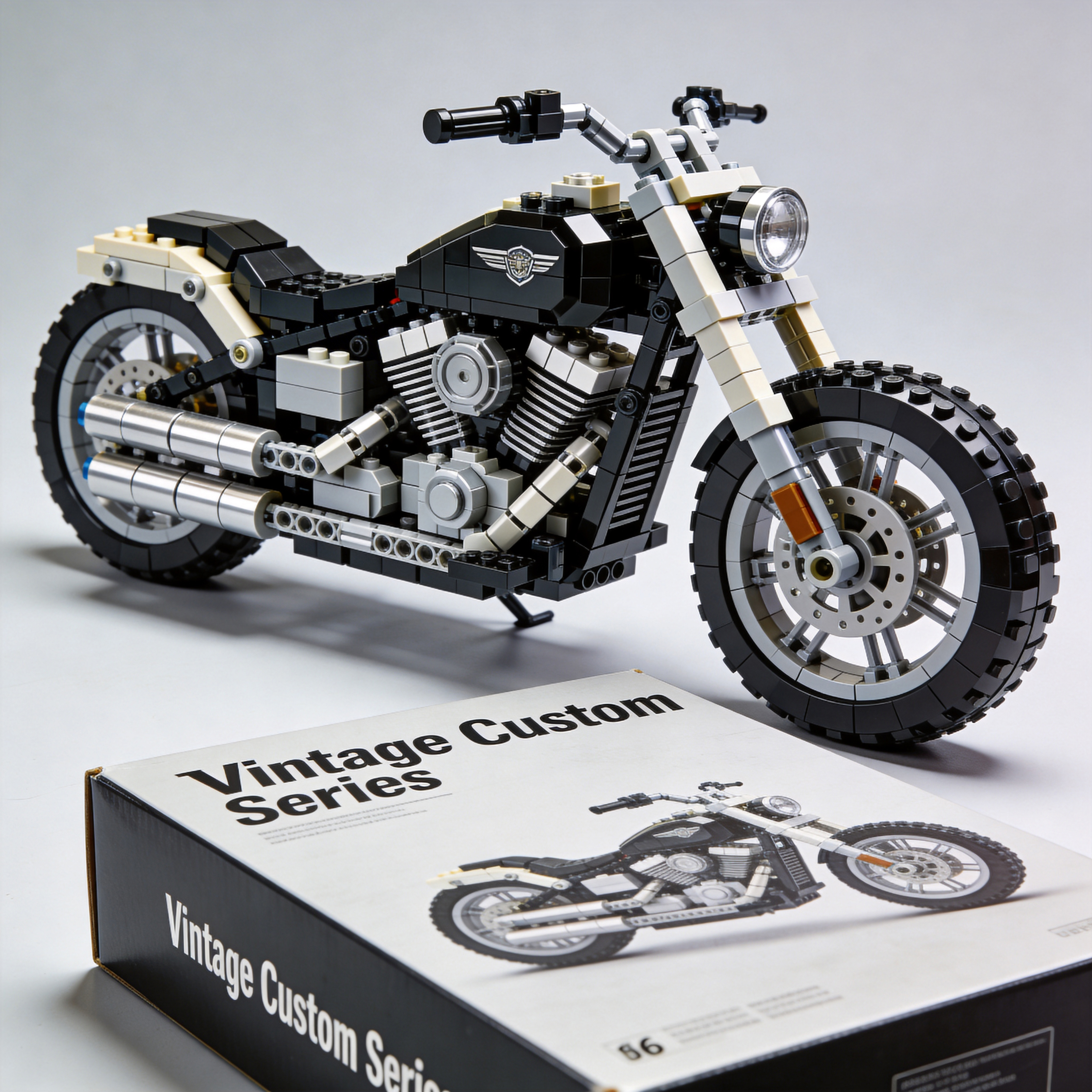 Harley-Davidson motorcycle building blocks