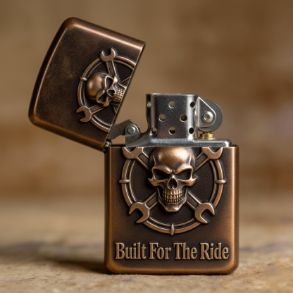 Wrench Master: "Built For The Ride" Mechanic Skull