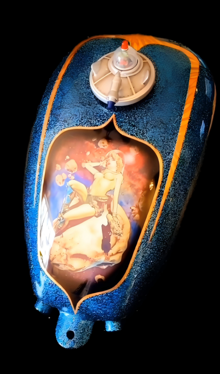 motorcycle gas tank decal