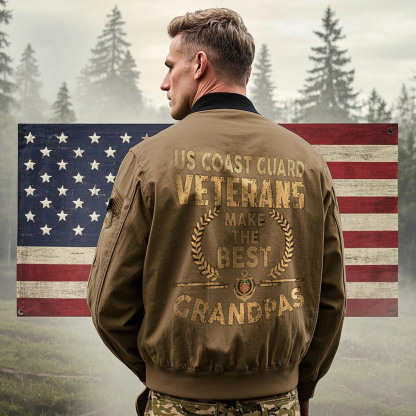 The most classic "grandpa style" T-shirt, Coast Guard Veteran style winter jacket