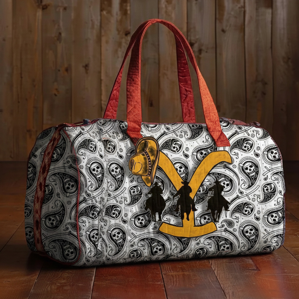 West Wild Skeleton Pelosi  Duffel Bag